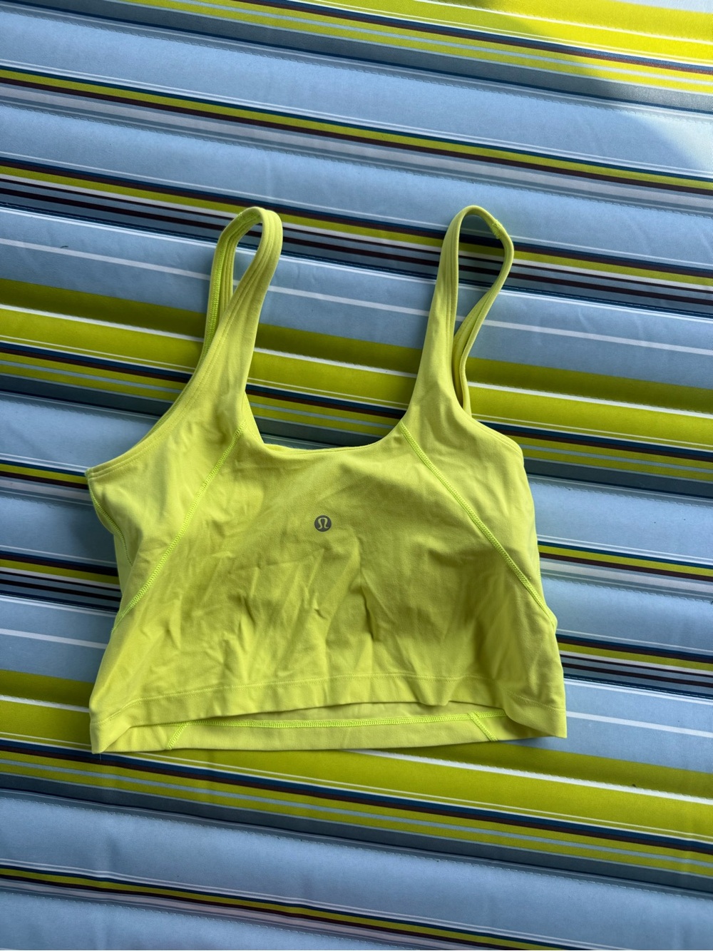 lululemon athletica Neon Yellow Sports Bra